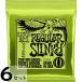 6�Z�b�g ERNIE BALL #2221 Regular Slinky 010-046 �A�[�j�[�{�[�� �G���L�M�^�[��