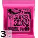 3�Z�b�g ERNIE BALL #2223 Super Slinky 009-042 �A�[�j�[�{�[�� �G���L�M�^�[��