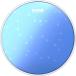 EVANS Hydraulic Blue Coated Drumhead 2-ply Evans drumhead 14"