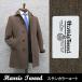  Британия ткань [Harris Tweed] Harris твид пальто с отложным воротником светло-коричневый тон / авто mi-ru осень-зима предмет HTC-S15