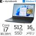ʥ֥å dynabook W6GZHW7CBL Core i7 SSD512GB 16GB Officeʤ 13.3FHD Windows 11Ρȥѥ
