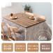 �_�C�j���O ������ �n�C�^�C�v ������� �e�[�u�� ���r �p�r 120cm�~80cm �������� 4�l�p �p���r �ؐ� �����` �u���E�� �V�[�� ���}�\�� �֘A�摜1