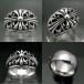 �S�V�b�N�N���X�����O�@�V���o�[925 SV925 Silver925 �␻�����O�yring-717-R95�z �֘A�摜1