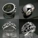 �S�V�b�N�N���X�����O�@�V���o�[925 SV925 Silver925 �␻�����O�yring-717-R95�z �֘A�摜4