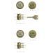 MIWA beautiful peace lock U9 cylinder LIX type MCY-424 LIX TE0 2 piece same one set immediate payment 