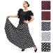  dance costume skirt flamenco costume polka dot pattern all jpy stretch skirt dance costume flamenco Dance wear BB3838