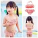 フレアビキニ フリル セパレート ストライプ柄 水着 スイムウェア キッズ ベビー 子供用 女の子 ガール セパレート おしゃれ かわいい 可愛い