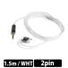 ( ваш заказ ) qdc Standard Cable IEM2pin 1.5m WHT[QDC-CABLE-2PIN-150-WHT-RP]li кабель слуховай аппарат кабель 3.5mm3 высшее штекер стандартный кий ti-si-