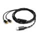NOBUNAGA Labs TR-UGS-C Type-C/MMCX[TR-UGS-C] слуховай аппарат кабель li кабель смартфон прямой ..PC дистанционный пульт Mike имеется телефонный разговор no бук galabo