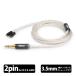 NOBUNAGA Labs WALKURE Evo( Valkyrie Evo ) 3.5mm стерео Mini / custom IEM 2PIN[NLP-WAL-EVO] слуховай аппарат кабель no бук galabo