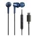 audio-technica ATH-CKD30C BL проводной слуховай аппарат kana ru type воздухо-непроницаемый type USB Type-C смартфон прямой .. Mike имеется телефонный разговор высококачественный звук DAC установка Audio Technica 