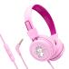 ( ваш заказ ) MEE audio KidJamz KJ55-AUX розовый проводной наушники ребенок предназначенный наушники Kids предназначенный 3.5mm стерео Mini штекер mi- аудио 