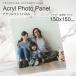  акрил panel фото panel квадратный ( маленький )150×150mm подставка подставка имеется фотография panel / фоторамка / искусство panel / память фотография / семья фотография / домашнее животное / заказ 
