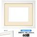 額縁　フレーム　押し花用額縁　J501/白　60額サイズ（606×455mm）【os-C】