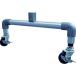 TRUSCO 124-6000 ASFG-KC safety guard for legs with casters silver 1246000
