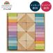  Cube пастель * Duo *40pcs GM43112 деревянная игрушка кубики в машине дерево ... развивающая игрушка рождение . праздник день рождения Рождество подарок 