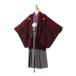 BV-080 церемония окончания hakama в аренду ученик начальной школы мужчина красный × чёрный. удар есть . имеется комплект 