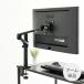  монитор arm одиночный 1 экран AMA-S дисплей arm жидкокристаллический монитор arm PC монитор arm газ цилиндр верх и низ левый правый вращение tere Work оставаясь дома Work гора .