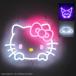  Sanrio неоновый свет Kitty яркость 10 -ступенчатый USB подача тока интерьер 232-HUXP092eks плюс 