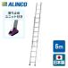 [ юридическое лицо ограниченный товар ] алюминиевый 2 полосный лестница 6m выдерживаемая нагрузка 100kg CX60DE серебряный / лиловый * дом частного лица распределение не возможно товар Alinco ALINCO