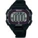  Seiko SEIKO Super Runners S690 черный тонкий секундомер солнечный зарядка повседневный жизнь для усиленный водонепроницаемый LED свет функция календарь таймер сигнализация SBEF