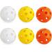  Unic sUNIX Clean Hit Ball clean хит мяч 6 штук входит белый желтый orange дыра диаметр 9.2cm софтбол бейсбол мяч удар . тренировка BX