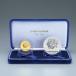  first in Japan. month surface put on land machine [SLIM] memory medal D. original gold, original silver 2 point set (B+C)