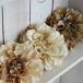  симпатичный pompon георгина. букетик ( бежевый линия ) искусственный цветок интерьер организовать украшение для волос 