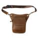 laiz(RIDEZ) LEATHER LEG BAG для мотоцикла сумка на ногу RBP04lL. Brown 