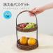  поддельный ротанг afternoon tea корзина подставка для выпечки 2 уровень afternoon tea десертная тарелка корзина корзина модный место хранения подставка 