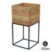  immediately shipping LL size planter stand wooden stand for flower vase flower stand interior decorative plant display iron stand wood box LL 5424. rice field shop industry 