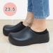  immediately shipping vi ru slip-on shoes Black 23.5cm sabot sandals slip-on shoes lady's ....