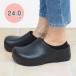  immediately shipping vi ru slip-on shoes Black 24.0cm sabot sandals slip-on shoes lady's ....