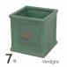  немедленно отгрузка квадратное pot forest 7 номер Verdigris цветочный горшок модный 7 номер большой наружный посадочная машина 