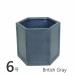  немедленно отгрузка Hexagon pot 6 номер BritishGray цветочный горшок модный 6 номер большой наружный посадочная машина горшок 