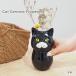  немедленно отгрузка кошка керамика цветок pot L черный цветок основа ваза модный Северная Европа цветок бутылка интерьер один колесо .. цветок подставка ..