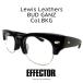 EFFECTOR эффектор fuzz основа blow модель очки Lewis Leathers Lewis Leathers совместная модель ограничение GOLD шпилька BUD GANZ Col.BK чёрный / Gold стандартный обращение магазин 