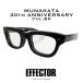 EFFECTOR эффектор MUNAKATA full up/mnakata полный выше Col.BK черный чёрный 20 anniversary commemoration очки солнцезащитные очки we Lynn тонн модель стандартный товар магазин 