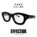 EFFECTOR эффектор TAKT/ такт Col.BK чёрный очки пластиковая оправа we Lynn тонн модель внутренний стандартный товар магазин 