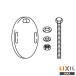INAX LIXIL KF-D53 крепежный болт pa желтохвост k туалет часть материал Lixil 