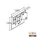 !* производитель прямая поставка только * INAX LIXIL MDCX-1203TX* зеркало шкаф промежуток .1,200mm умывание рука . Lixil контрольный номер 2640