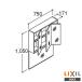 !* производитель прямая поставка только * INAX LIXIL MDCX-753TX* зеркало шкаф промежуток .750mm 3 поверхность зеркало освещение нет помутнение прекращение пальто нет умывание рука . Lixil контрольный номер 2640
