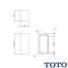 ^TOTO покрытие угла MX60015B опция левый угол для уборная 