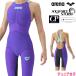 ARENA.. купальный костюм Junior женщина AQUAFORCE STORM CP WA одобрение модель рейсинг One-piece леггинсы открытый задний FUTURE PURPLE 2026 год осень-зима модель новый цвет 