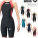 Arena ARENA.. купальный костюм женский WA одобрение AQUA RACING ECO AQUA STRIPE рейсинг One-piece леггинсы открытый задний половина нога AS6SRC51L