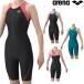 Arena ARENA фитнес купальный костюм женский AQUA EXA двойной Ester WR фитнес One-piece леггинсы Y задний половина нога электрическая розетка накладка AS6SWF04L