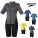  скорость SPEEDO фитнес купальный костюм женский Short рукав way Be sepaHeather Stretch Pro накладка имеется 2025 год осень-зима модель SFW32565