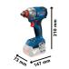 �{�b�V�� GDX18V-285 �Z�b�g (�o�b�e���[2�E�[�d��E�P�[�X�t) �R�[�h���X�C���p�N�g�h���C�o�[ �Ǝ���2in1 �֘A�摜1