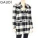 ga ude .(GAUDI) женский пальто оттенок черного Buffalo проверка пальто ( размер /40/42/44)*wg0008