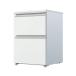 AQUA AQF-DFA15R(W) вентилятор тип морозилка 2 двери выдвижной ящик модель 145L атлас белый 
